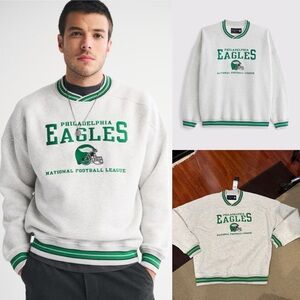 Abercrombie & Fitch Philadelphia Eagles Graphic Crew Sweatshirt